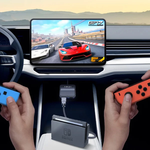 MINIX CA361 Plus vezeték nélküli CarPlay & Android Auto adapter, Plug & Play HDMI multimédia