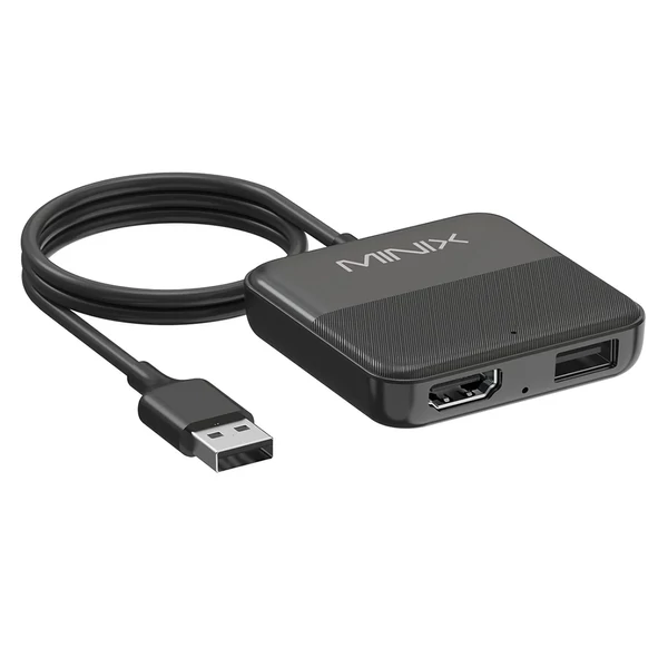 MINIX CA361 Plus vezeték nélküli CarPlay & Android Auto adapter, Plug & Play HDMI multimédia