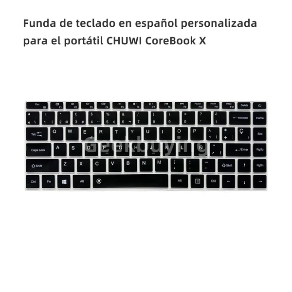 CHUWI CoreBook X laptop billentyűzetvédő fólia – spanyol kiosztáshoz