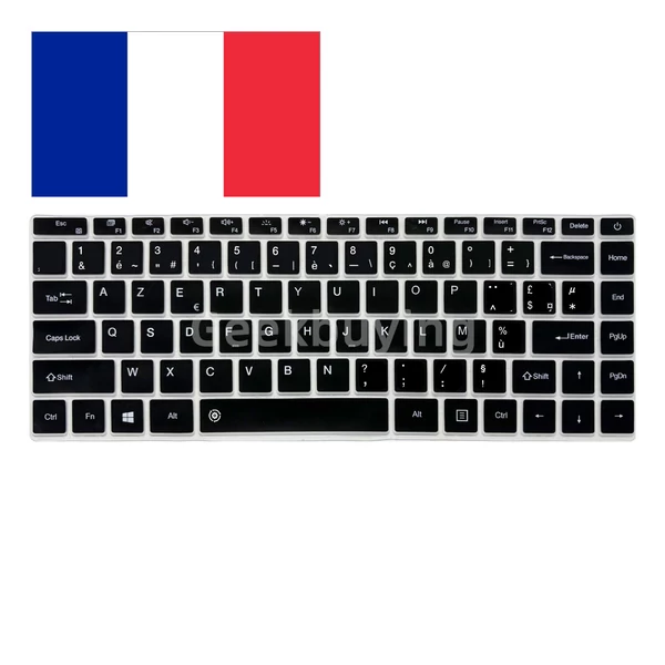CHUWI CoreBook X laptop billentyűzetvédő fólia – francia kiosztáshoz