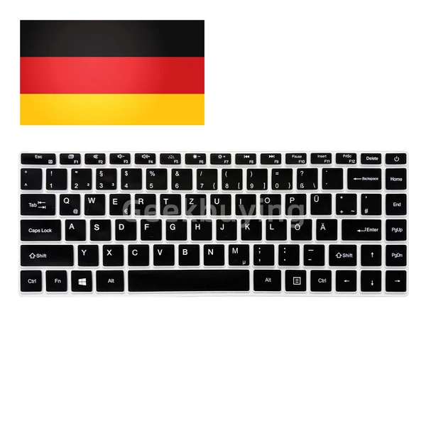 CHUWI CoreBook X laptop billentyűzetvédő fólia – német kiosztáshoz