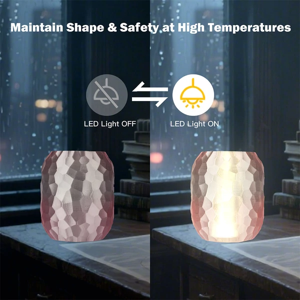 ERYONE nagysebességű, áttetsző színátmenetes PETG filament 1kg – pink & átlátszó