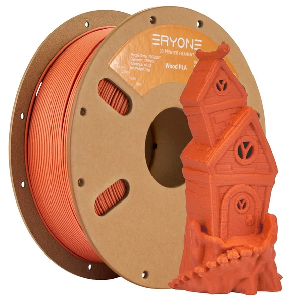 ERYONE Wood PLA 1kg – Faszerű PLA filament -  Fenyőfa