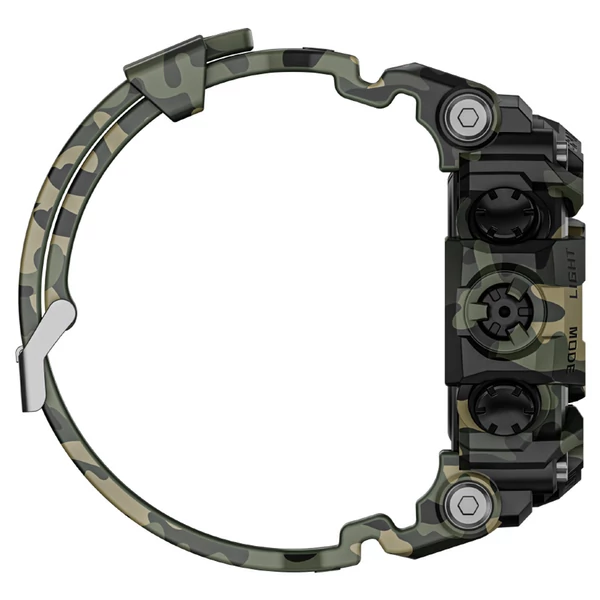 LOKMAT ATTACK GT okosóra – 1.32'' HD érintőkijelző, IP68 vízálló, 100+ sportmód, Bluetooth hívás, pulzus- és alvásmérés, 15 napos üzemidő – Katonai zöld