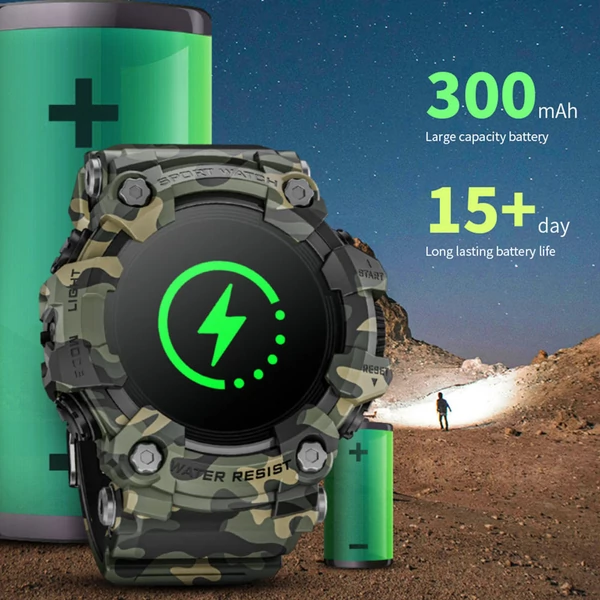 LOKMAT ATTACK GT okosóra – 1.32'' HD érintőkijelző, IP68 vízálló, 100+ sportmód, Bluetooth hívás, pulzus- és alvásmérés, 15 napos üzemidő – Fekete