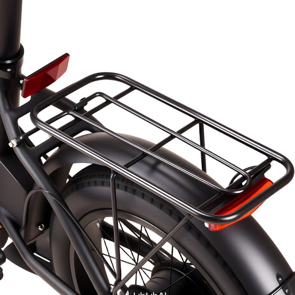 E·Bycco S1 összecsukható e-bike, 250W, 36V 10.4Ah akku, 25 km/h, 30–50 km, 20×3.0” gumi, Shimano 7 seb., dupla tárcsafék