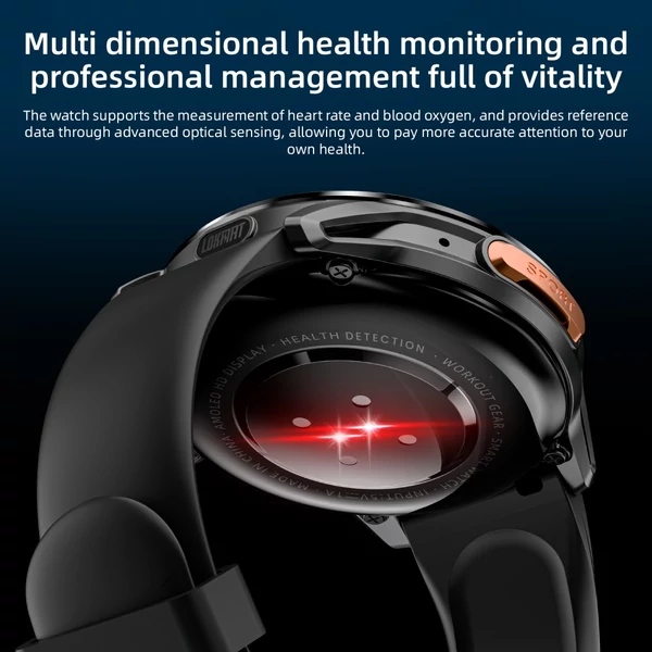 LOKMAT APPLLP 3 okosóra – 1.6'' AMOLED HD kijelző, SIM támogatás, 3GB+32GB, GPS, WiFi, egészség‑ és fitneszmonitor – Ezüst