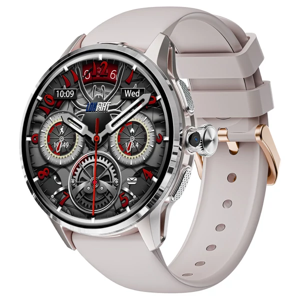 LOKMAT APPLLP 3 okosóra – 1.6'' AMOLED HD kijelző, SIM támogatás, 3GB+32GB, GPS, WiFi, egészség‑ és fitneszmonitor – Ezüst