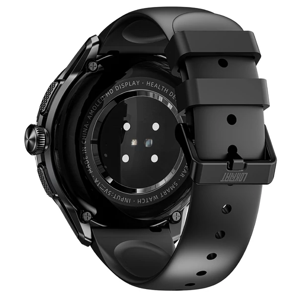 LOKMAT APPLLP 3 okosóra – 1.6'' AMOLED HD kijelző, SIM támogatás, 3GB+32GB, GPS, WiFi, egészség‑ és fitneszmonitor – Fekete