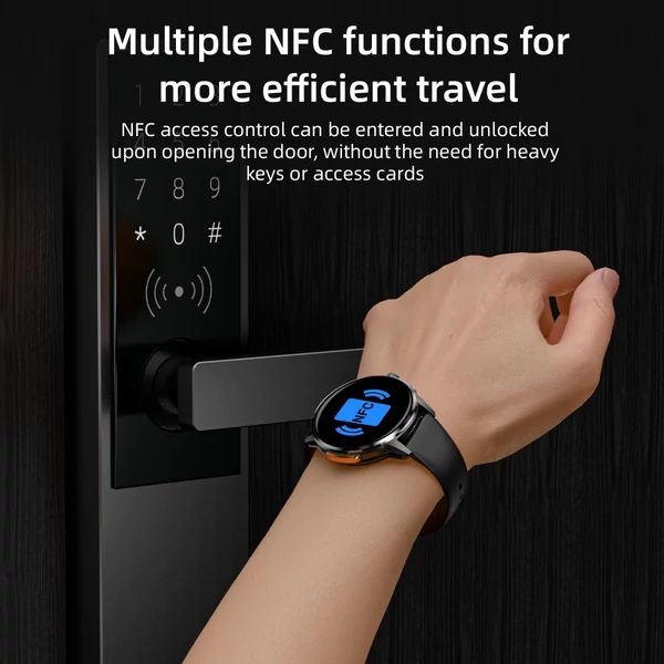 LOKMAT APPLLP 3 okosóra – 1.6'' AMOLED HD kijelző, SIM támogatás, 3GB+32GB, GPS, WiFi, egészség‑ és fitneszmonitor – Fekete