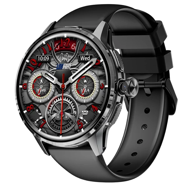 LOKMAT APPLLP 3 okosóra – 1.6'' AMOLED HD kijelző, SIM támogatás, 3GB+32GB, GPS, WiFi, egészség‑ és fitneszmonitor – Fekete