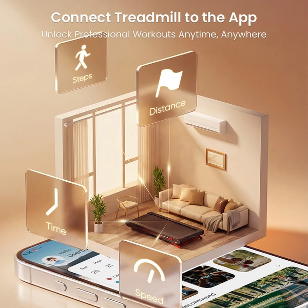 Sperax P2Max rezgő futó- és gyaloglópad 2.5HP motorral, 10 fokos dőléssel, 160 kg teherbírással, LED kijelzővel, távirányítóval