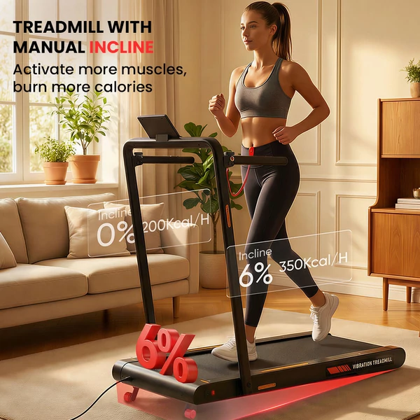 Sperax P3Pro gyaloglópad 750W motorral, 6% dőléssel, 12 km/h sebességgel, összecsukható kapaszkodóval, Bluetooth kijelzővel