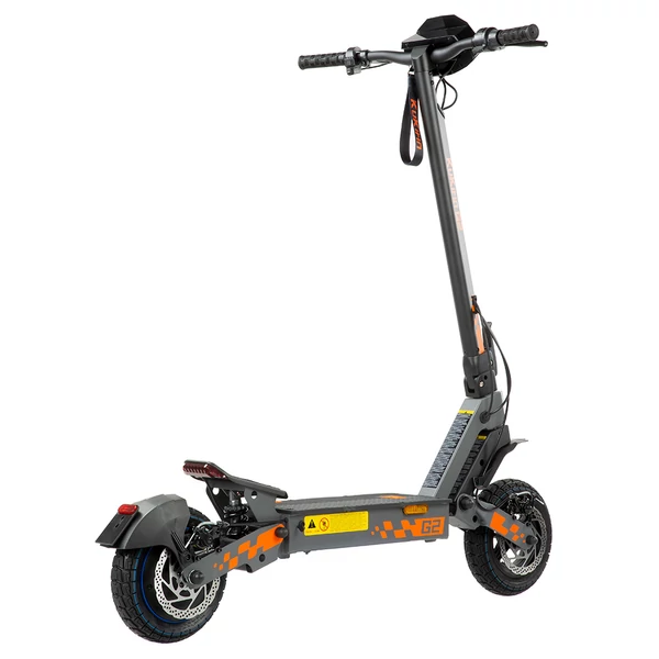 KuKirin G2 elektromos roller, 500W motor, 48V 15.6Ah akku, 65 km hatótáv, 25 km/h, 10” defektálló gumi, dupla tárcsafék, IPX4
