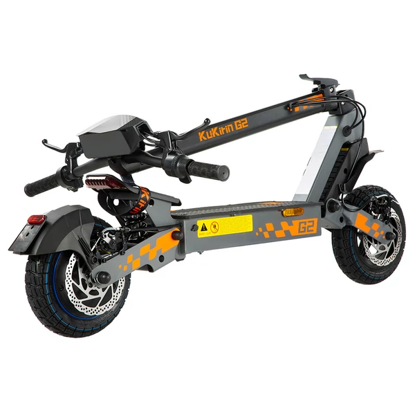 KuKirin G2 elektromos roller, 500W motor, 48V 15.6Ah akku, 65 km hatótáv, 25 km/h, 10” defektálló gumi, dupla tárcsafék, IPX4