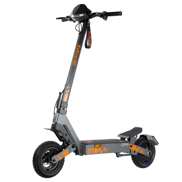 KuKirin G2 elektromos roller, 500W motor, 48V 15.6Ah akku, 65 km hatótáv, 25 km/h, 10” defektálló gumi, dupla tárcsafék, IPX4