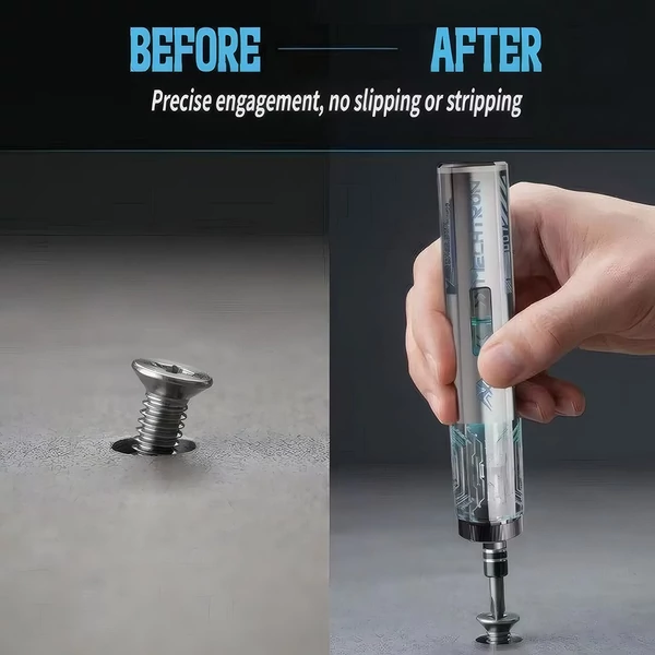 MECHTRON TL‑I007S 4V Cyber csavarhúzó – 5 Nm elektromos, 8 Nm kézi nyomaték, 270 RPM, 1500 mAh akku, Type‑C gyorstöltés, LED, mágneses bitek