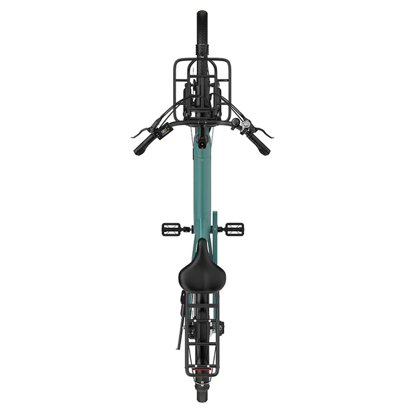 PIXAR C1 PRO városi elektromos kerékpár, 250W motor, 36V 18Ah akku, 80–100 km hatótáv, 25 km/h, Shimano 7 fokozat, hidraulikus fék, kosárral – Kék