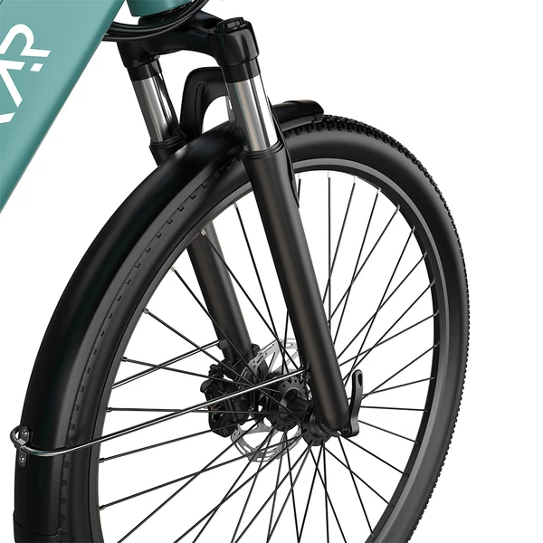 PIXAR C1 PRO városi elektromos kerékpár, 250W motor, 36V 18Ah akku, 80–100 km hatótáv, 25 km/h, Shimano 7 fokozat, hidraulikus fék, kosárral – Kék