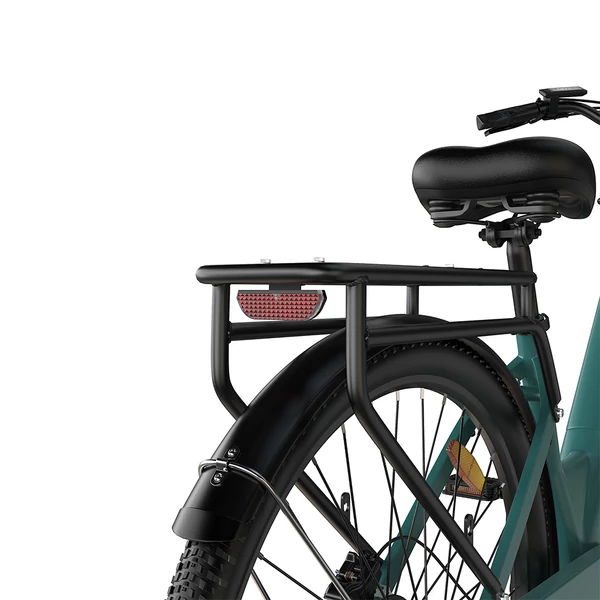 PIXAR C1 PRO városi elektromos kerékpár, 250W motor, 36V 18Ah akku, 80–100 km hatótáv, 25 km/h, Shimano 7 fokozat, hidraulikus fék, kosárral – Kék