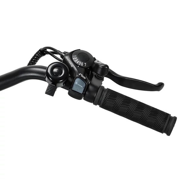 Touroll B1 elektromos városi kerékpár, 250W motorral, 45Nm nyomatékkal, 26x1.95 gumi, 36V 15.6Ah akkumulátor, 90km hatótáv, 7 sebesség, IPX4 – Szürke