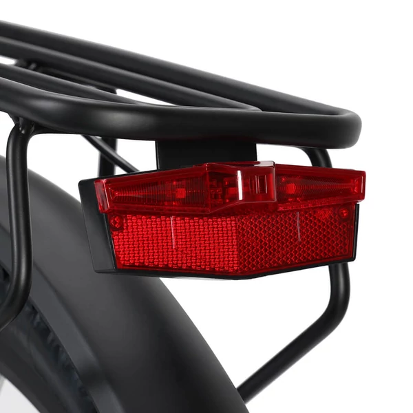 Touroll B1 elektromos városi kerékpár, 250W motorral, 45Nm nyomatékkal, 26x1.95 gumi, 36V 15.6Ah akkumulátor, 90km hatótáv, 7 sebesség, IPX4 – Szürke