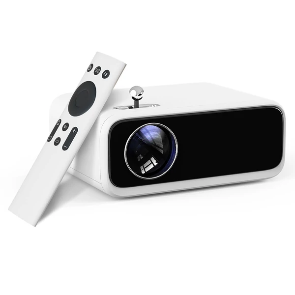 Wanbo Mini Pro LCD projektor, Android 9.0 rendszerrel, 250 ANSI fényerővel, négypontos trapézkorrekcióval