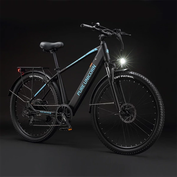 PURE UNICORN U3 elektromos kerékpár, 750W motor, 48V 12.8Ah akku, 29” kerék, 45 km/h, 60 km hatótáv