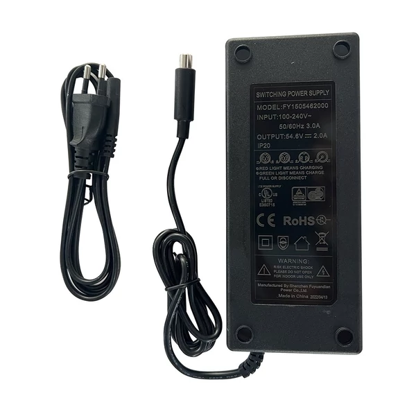 Töltőadapter KuKirin G2 Max elektromos rollerhez – eredeti power charger, gyors és biztonságos töltés