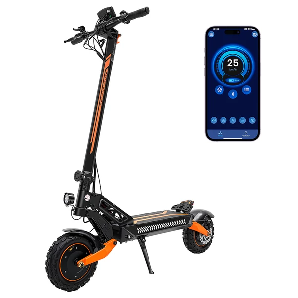 iScooter W12 összecsukható elektromos roller, dupla 1500W motor, 52V 25Ah akku, 70km/h, 100km hatótáv, terepgumi, 150kg teherbírás