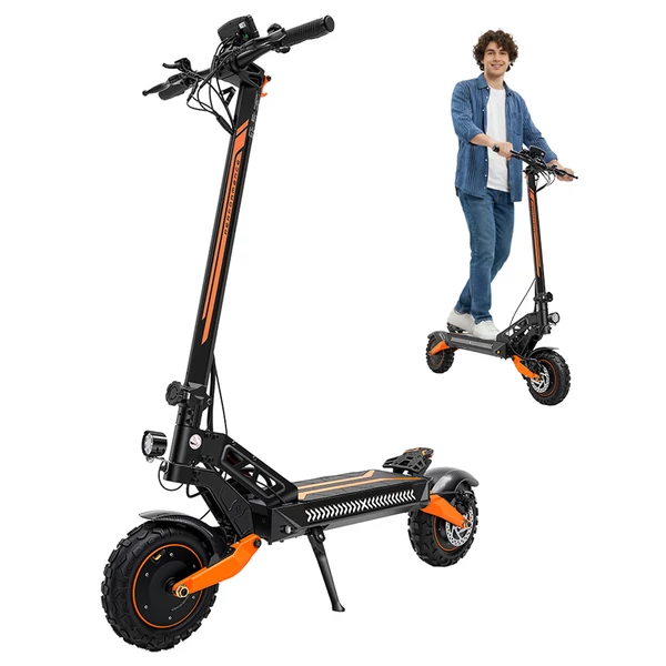 iScooter W12 összecsukható elektromos roller, dupla 1500W motor, 52V 25Ah akku, 70km/h, 100km hatótáv, terepgumi, 150kg teherbírás