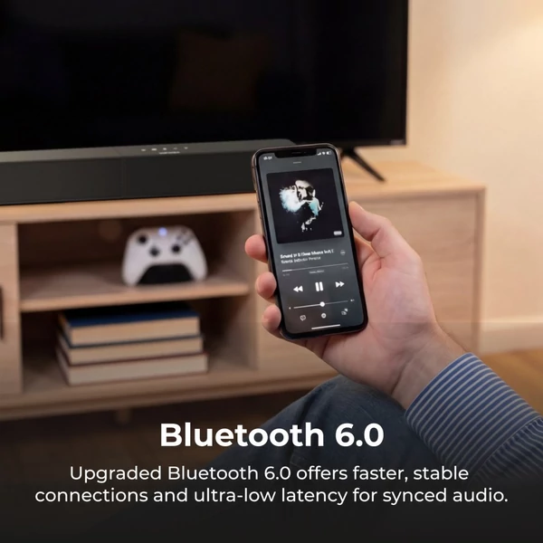 ULTIMEA Poseidon R3T 2.1 hangprojektor szett mélynyomóval, 240W csúcsteljesítmény, vezeték nélküli sub, VoiceMX, HDMI ARC/eARC, Bluetooth 6.0