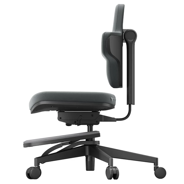 NEWTRAL MT-M Standing‑Mate ergonomikus álló szék, 5 az 1-ben adaptív ülés, dönthető háttámla, állítható magasság, 150kg teherbírás – Sötétszürke