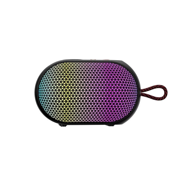 SOUNARC XR3 mini hordozható Bluetooth hangszóró, 5W sztereó hang, BT 5.3, TWS párosítás, 10 órás üzemidő, LED fények, TF kártya, AUX, kültéri használatra