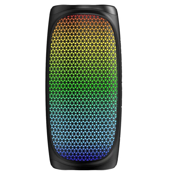 SOUNARC XR3 hordozható Bluetooth hangszóró – 10W sztereó hang, RGB fények, BT 5.3, TWS, 8 órás üzemidő, vízálló kültéri hangfal