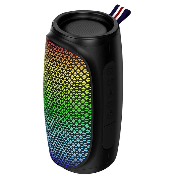 SOUNARC XR3 hordozható Bluetooth hangszóró – 10W sztereó hang, RGB fények, BT 5.3, TWS, 8 órás üzemidő, vízálló kültéri hangfal