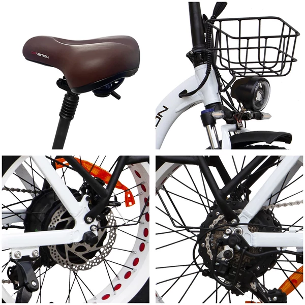 DRVETION CT20 elektromos kerékpár, 750W motor, 45 km/h, 48V 15Ah Samsung akku, 20×4.0” vastag gumi, összecsukható, Shimano 7 sebesség