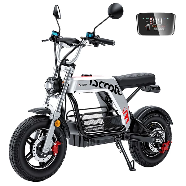 iScooter DX5Pro elektromos roller, 2000W motor, 60km/h, 52V 20Ah akku, 100km hatótáv, 17" tubeless fat gumi, hidraulikus fék, NFC, riasztó