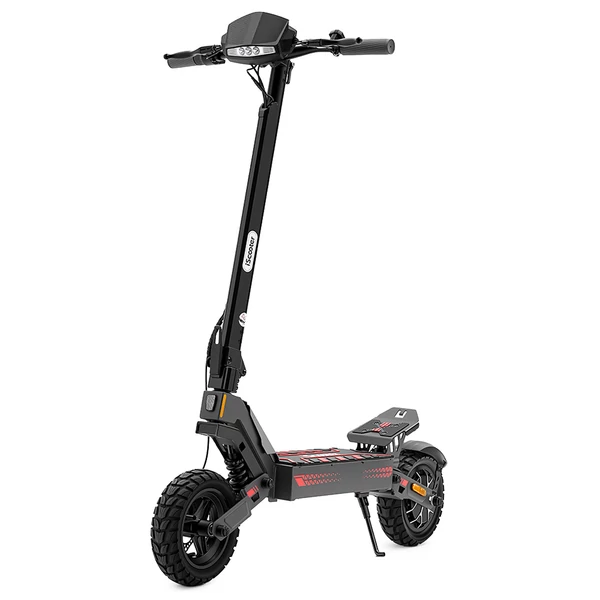 iScooter iF1 összecsukható elektromos roller, 1200W motor, 48V 10Ah akku, 45km/h, 40–50km hatótáv, 10" terepgumi, tárcsafék, E‑ABS, IPX5, 150kg
