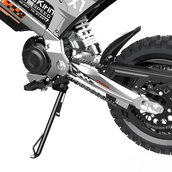 Kukirin X1 elektromos motorkerékpár, 1000W motor, 48V 20.8Ah akku, 50km/h, 40km hatótáv, 14/12" kerekek, hidraulikus fék és rugózás