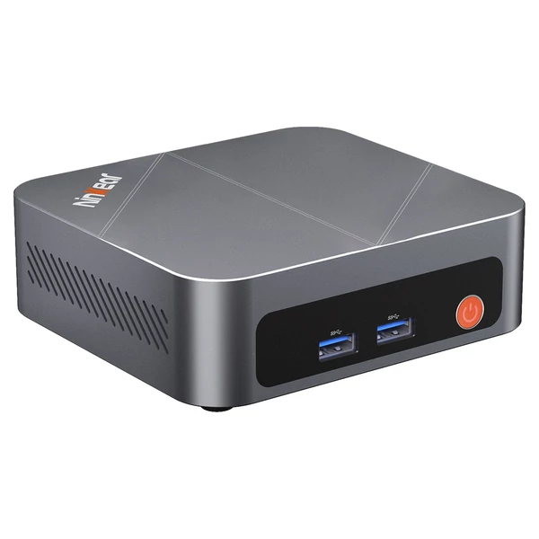 Ninkear M7 mini PC, Intel Core i7‑1185G7, 16GB RAM, 512GB SSD, Dual HDMI 4K, Type‑C, WiFi 6, BT 5.2, USB3.0/USB2.0, RJ45, audio, VESA