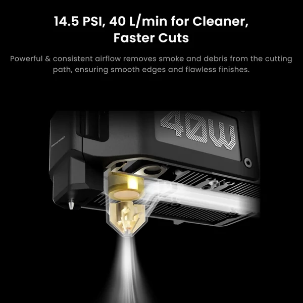 Aliencell Air Assist Pro, 14.5 psi nagy nyomás, 40 L/perc légáram, halk 55 dB működés, fém dugattyú, 3 fokozat