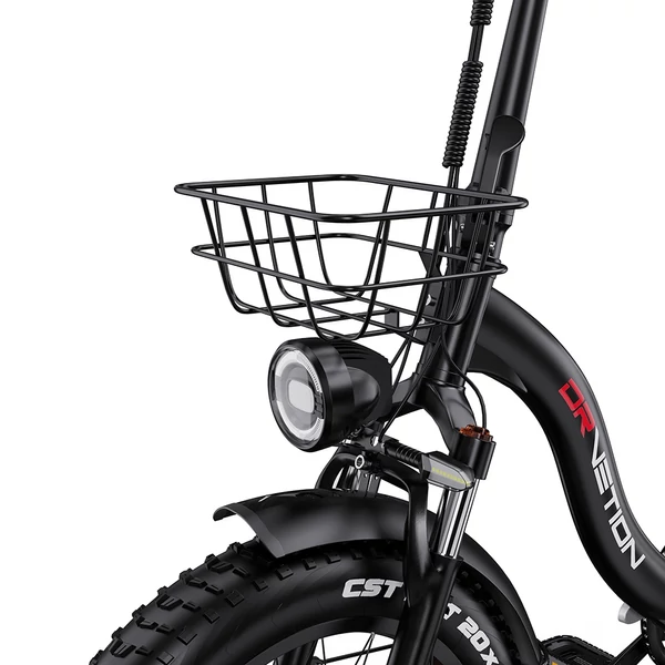 DRVETION CT20 Pro összecsukható e-bike, 750W motor, 48V 15Ah Samsung akku, 25 km/h, 80 km hatótáv, 20×4.0 CST gumi, hidraulikus fék – Fekete