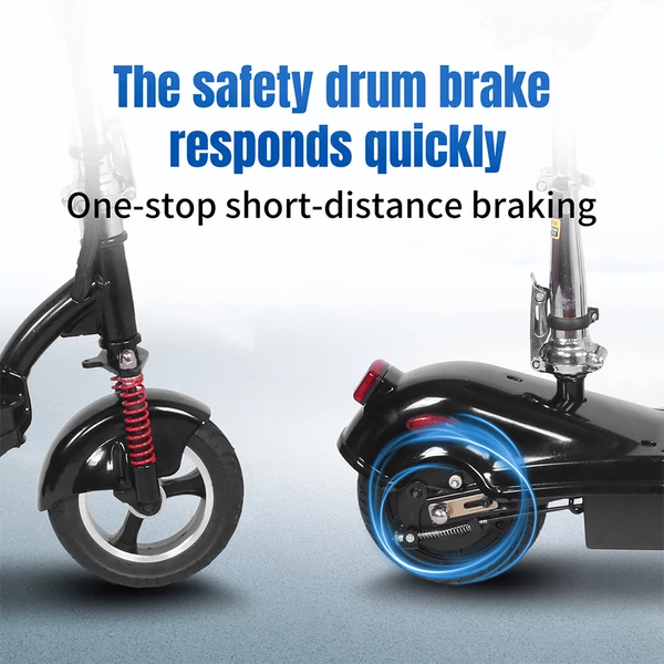 Unificare M5 elektromos roller üléssel, 350W motor, 24V 12Ah akku, 20km/h max sebesség, 12km hatótáv, dobfék