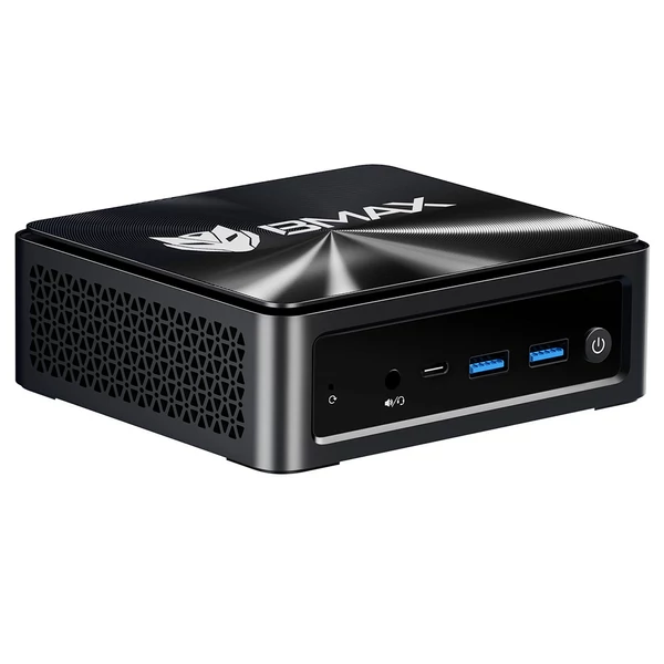 BMAX B9 Power mini PC, Intel Core i9‑12900H, 24GB RAM, 1TB SSD, DP/HDMI/Type‑C 4K, HDR, WiFi 6, BT 5.2, USB3.2/USB2.0, RJ45, 3.5mm, kapszula hűtés