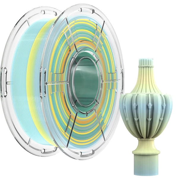Creality K2 Pro Combo 3D nyomtató + 6kg Mecpow nagy sebességű PETG filament – indigó‑fehér/kék‑zöld/kék‑fehér‑narancs/kék‑fehér/zöld‑lila/kék‑lila
