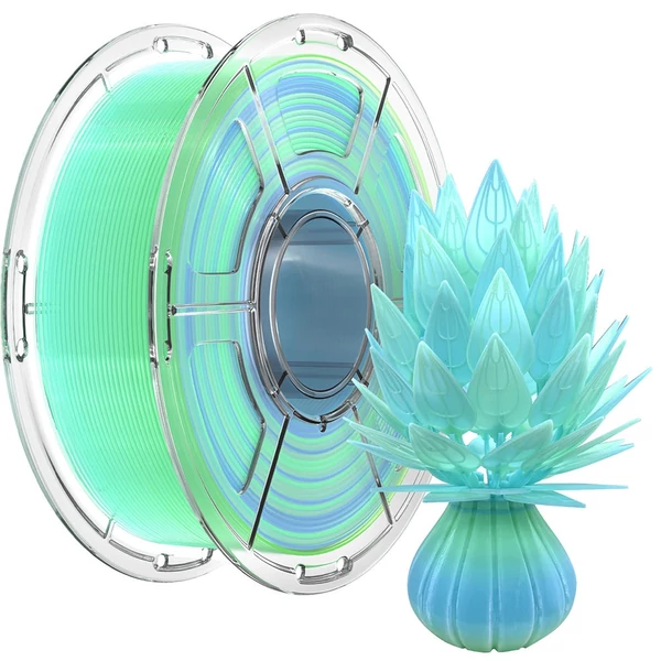 Creality K2 Pro Combo 3D nyomtató + 6kg Mecpow nagy sebességű PETG filament – indigó‑fehér/kék‑zöld/kék‑fehér‑narancs/kék‑fehér/zöld‑lila/kék‑lila