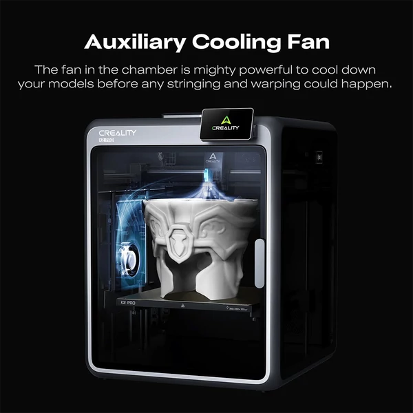 Creality K2 Pro Combo 3D nyomtató + 6kg Mecpow nagy sebességű PETG filament – rózsaszín/narancs/sárga/narancs‑fehér/rózsaszín‑sárga/rózsaszín‑fehér