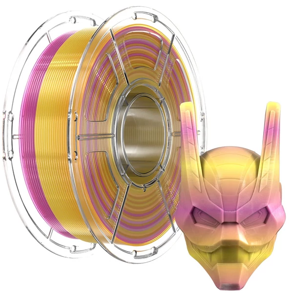 Creality K2 Pro Combo 3D nyomtató + 6kg Mecpow nagy sebességű PETG filament – rózsaszín/narancs/sárga/narancs‑fehér/rózsaszín‑sárga/rózsaszín‑fehér