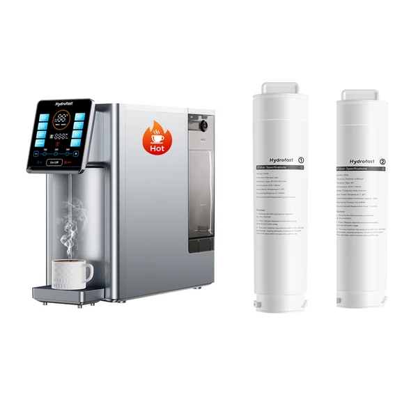 Hydrofast W100 pultos víztisztító csomag (W100 + HF03 kompozit szűrő + HF02 RO szűrőelem)
